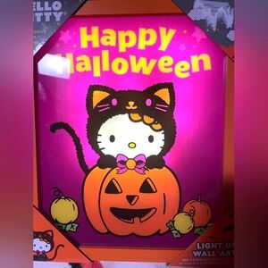 Hello kitty halloween wall art